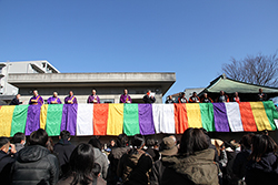 聖徳太子節分会 豆まき