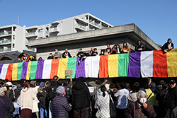 聖徳太子節分会 豆まき