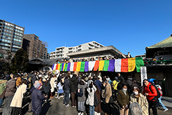 聖徳太子節分会 豆まき