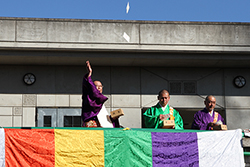 聖徳太子節分会 豆まき