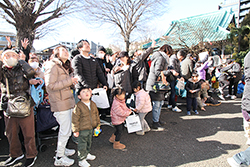 聖徳太子節分会 豆まき