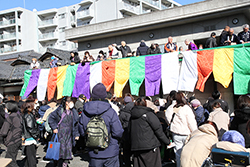 聖徳太子節分会 豆まき