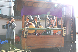 聖徳太子節分会 お囃子